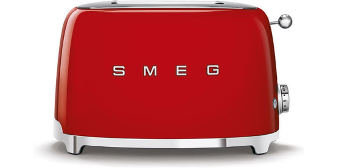Smeg Tostapane 50’s Style – Rosso LUCIDO 2×2 – …