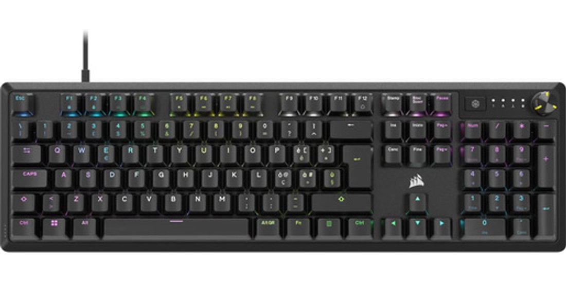 Corsair K70 CORE RGB tastiera Gaming USB QWERTY…
