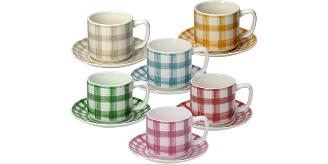 Joia Home IV685S1M325A Confezione 6 tazze caffè…