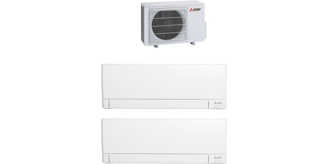 Mitsubishi Electric Dualsplit 9000+9000BTu AY