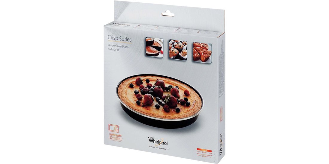 Whirlpool Piatto Crisp a Bordo Alto (Tortiera…