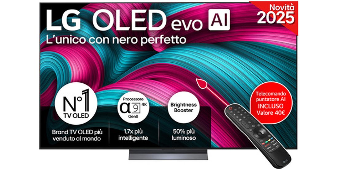 LG OLED evo AI OLED77C55LA TV Serie C5 77” 4K…