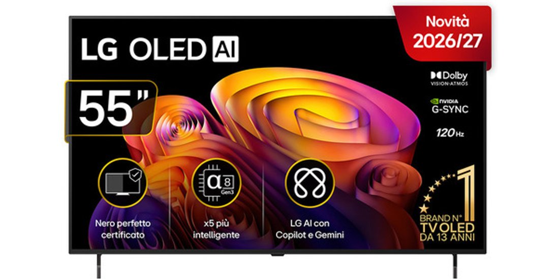 LG OLED AI 55” Serie B6E OLED55B6ELC 4K Nero…