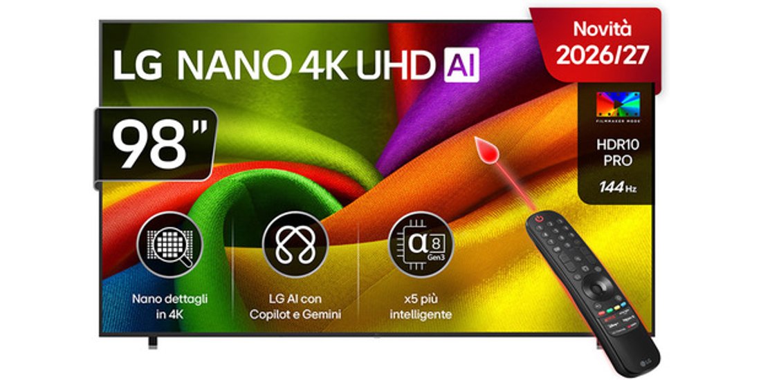 LG NANO 4K UHD AI 98” Serie NU90 98NU900B6LB…