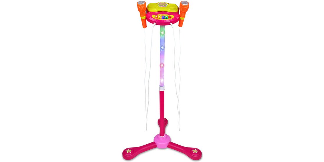 Bontempi Doppio microfono con asta giocattolo…