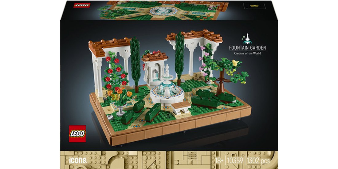 LEGO ICONS 10359 Il Giardino della Fontana Modellino…
