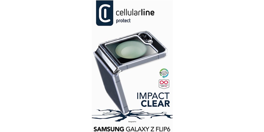 Cellularline Impact Clear Case – Galaxy Z Flip6…
