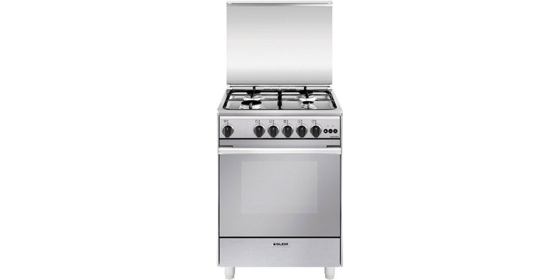 Glem Gas U654VI cucina Elettrico/Gas Acciaio …