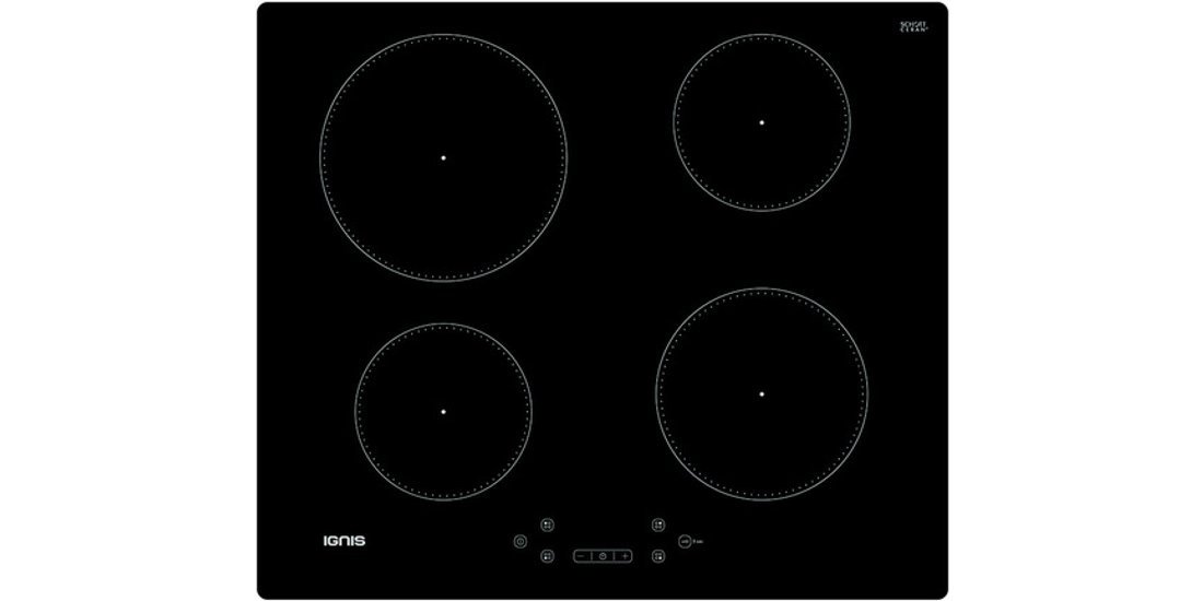 Ignis GS 09Q60 NE Nero Da incasso 60 cm Piano…