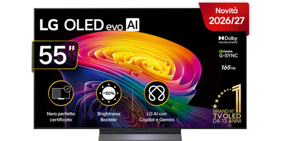 LG OLED evo AI 55” Serie C6 OLED55C65LA 4K Brightness…