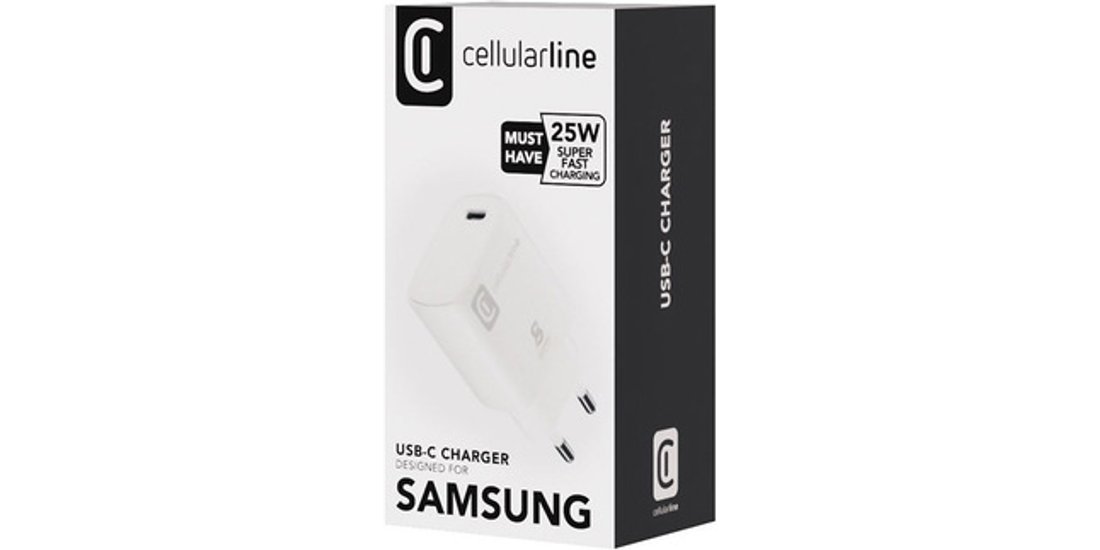 Cellularline SUPER FAST CHARGER KIT PD 25W Caricabatterie…
