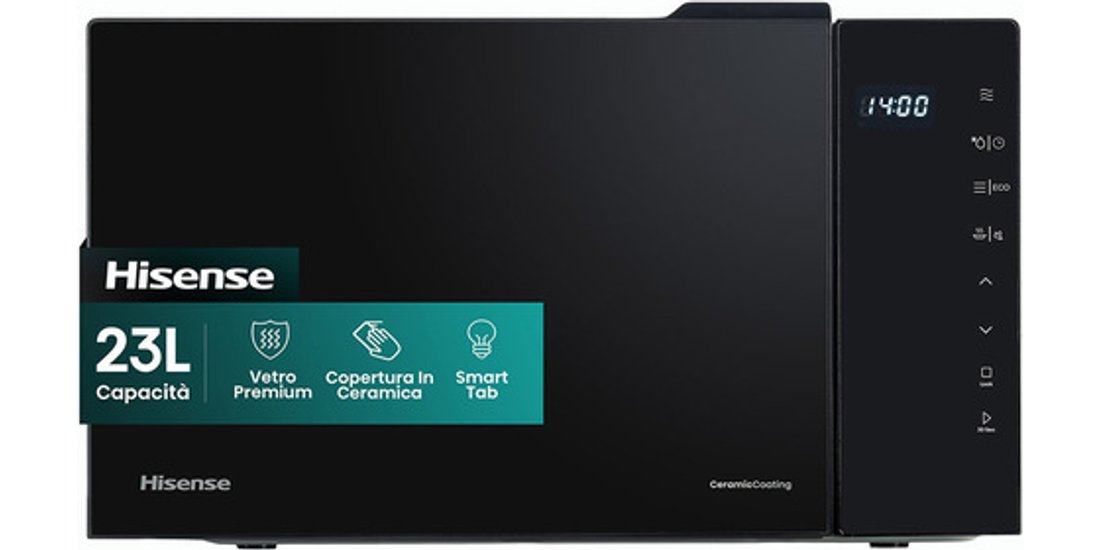 Hisense H23MOBS5H4 forno a microonde Nero Solo…