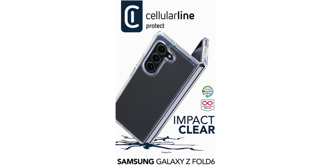 Cellularline Impact Clear Case – Galaxy Z Fold6…