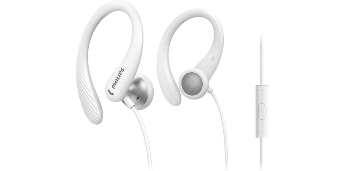 Philips TAA1105WT/00 Cuffie con Filo per Fitness…