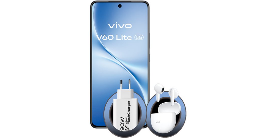 VIVO V60 Lite 5G + BUD 172 cm (6.77”) Doppia…