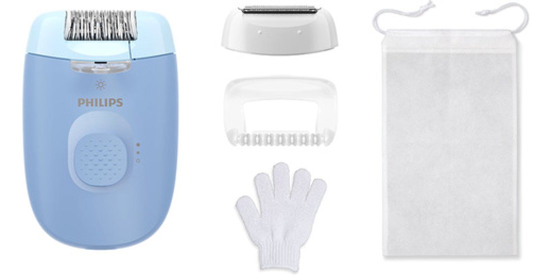 Philips Serie 2000 Epilatore con filo azzurro…
