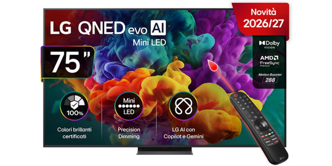 LG QNED evo AI MiniLED 75” Serie QNED87B 75QNED87B6A…