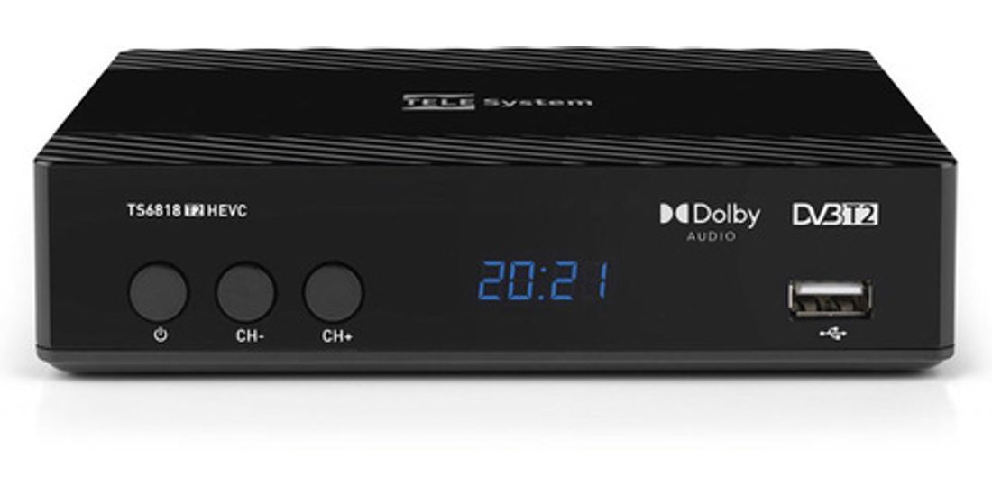 TELE System TS6818 Cavo Full HD Nero