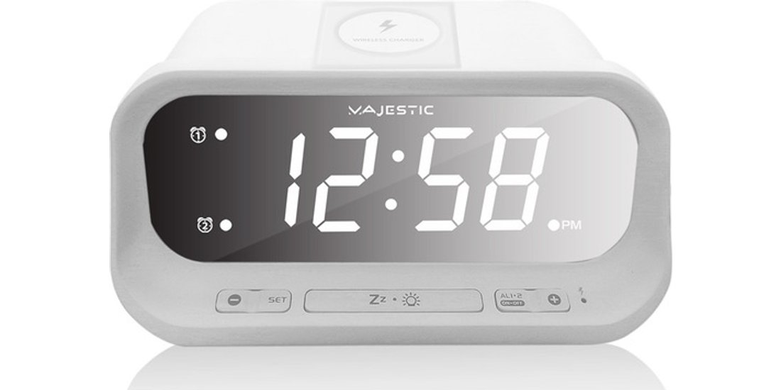 New Majestic SVE-236WI Sveglia digitale Bianco…