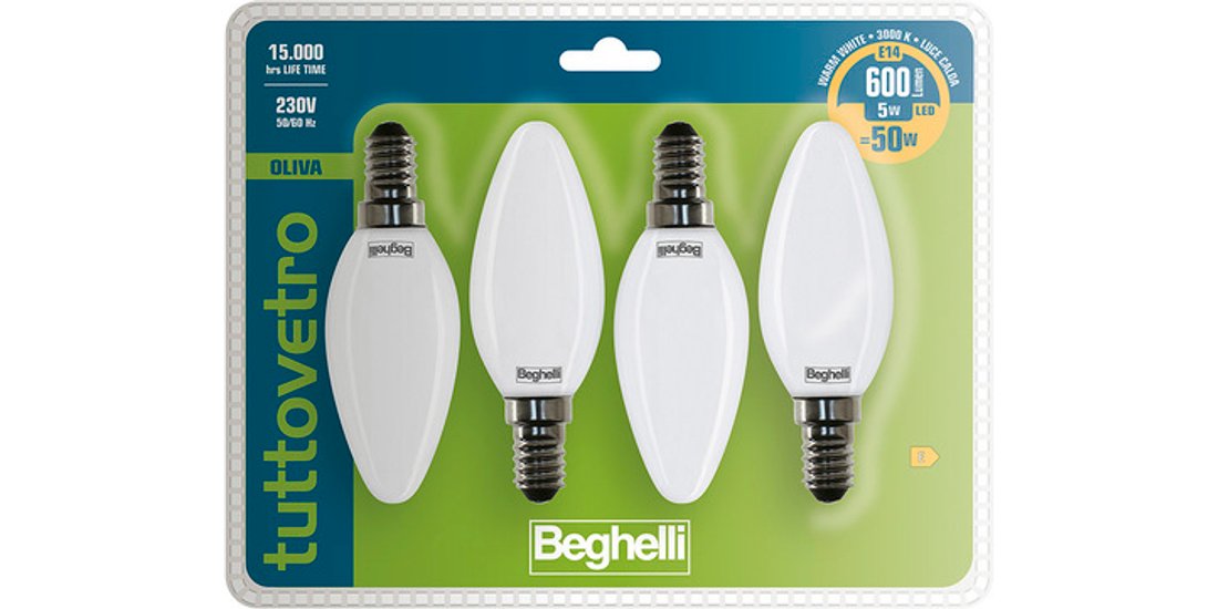 Beghelli 56383BL Lampadina a risparmio energetico…