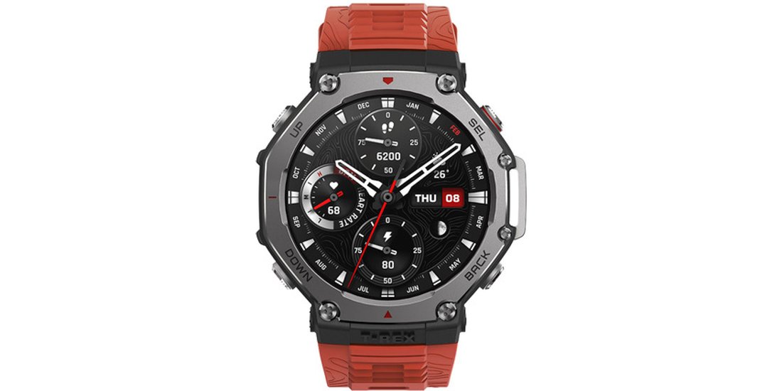 Amazfit T-Rex 3 Lava 381 cm (1.5”) AMOLED 48…