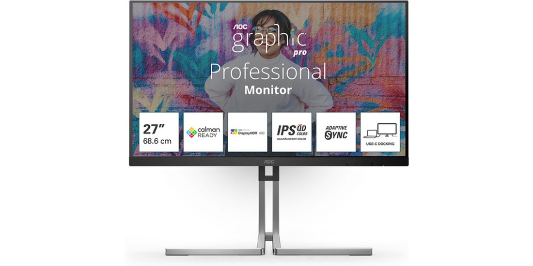 AOC Q27U3CV Monitor PC 686 cm (27”) 2560 x 1440…