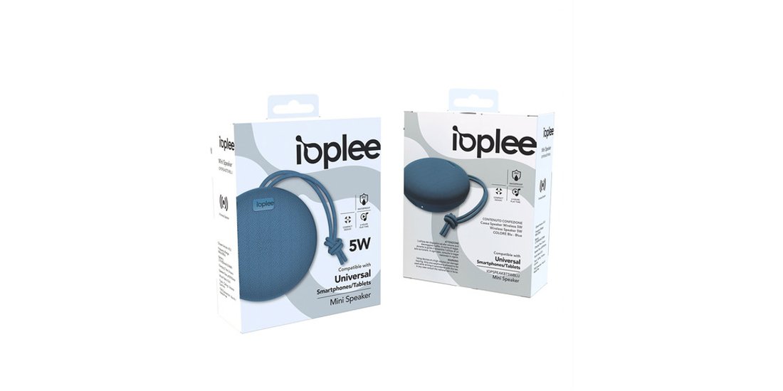 IOPLEE Cassa Speaker Wireless 5W – Blu