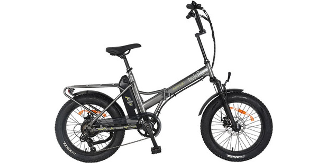 TEKLIO TF4 ebike foldable 20” in acciaio grigia…