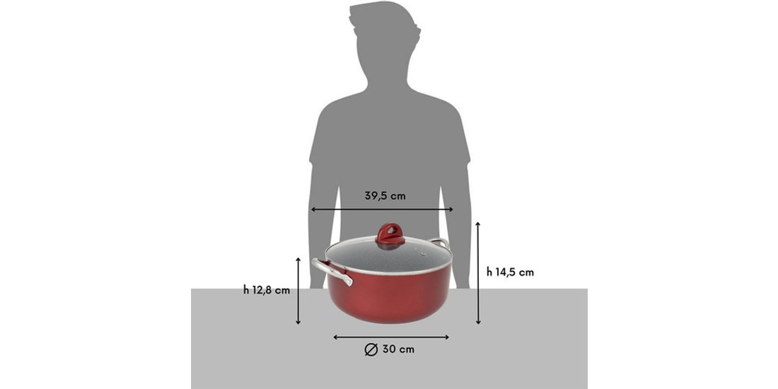 Aeternum AP000007 pentolone Rosso