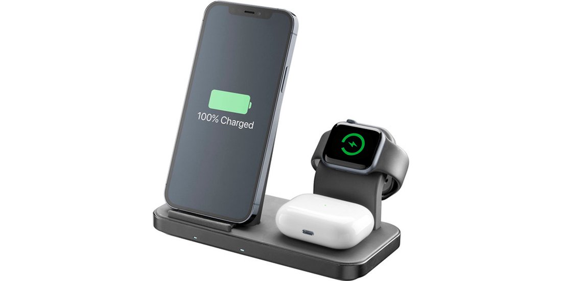 Cellularline TRIO WIRELESS CHARGER Supporto di…