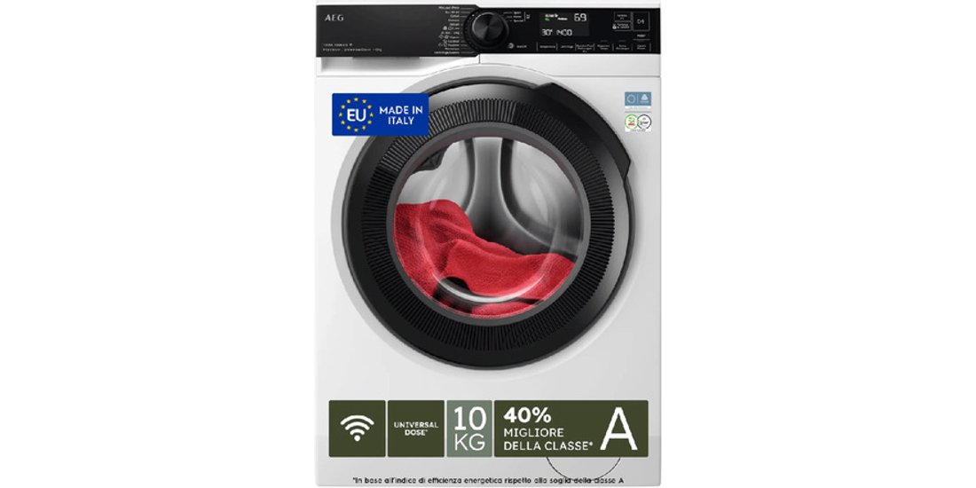 AEG Lavatrice Carica Frontale 10 Kg Classe A-…
