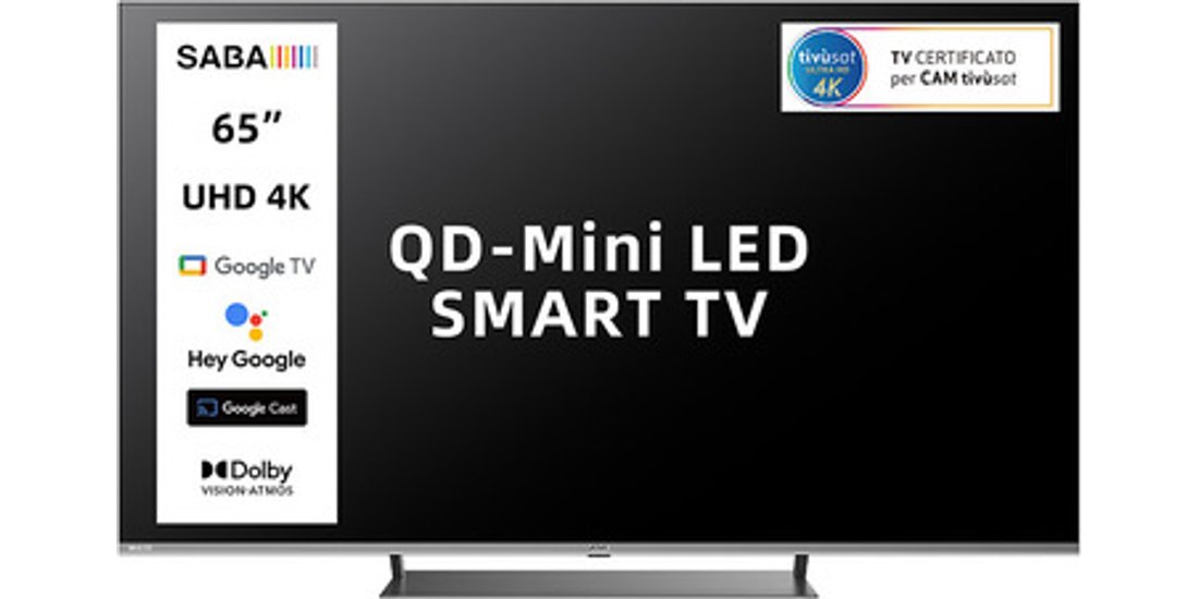 SABA SA65M91GTV Mini LED TV 1651 cm (65”) 4K…