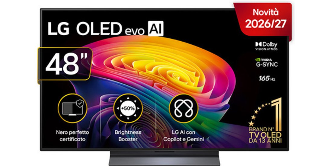 LG OLED evo AI 48” Serie C6 OLED48C65LA 4K Brightness…