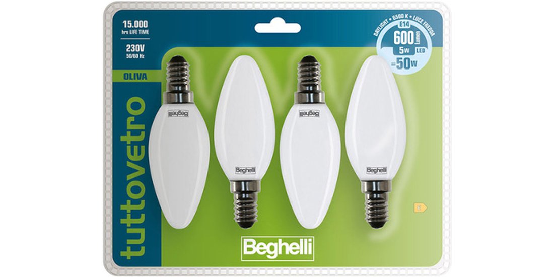 Beghelli 56385BL Lampadina a risparmio energetico…