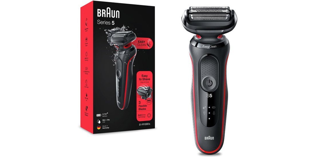 Braun Series 5 51-R1000s Rasoio Elettrico Uomo…