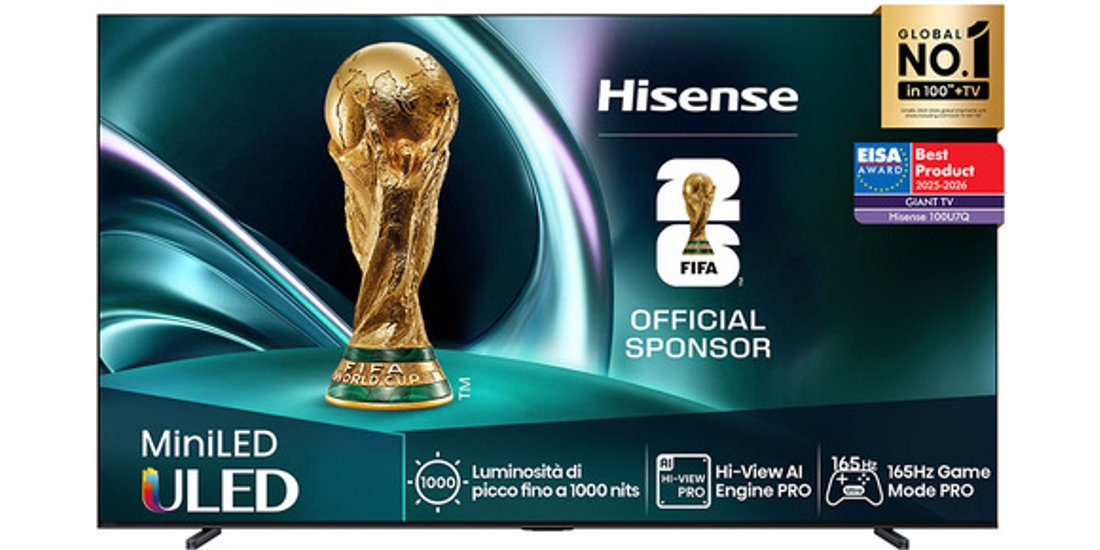 Hisense Smart TV ULED MiniLED 100” 4K 100U7Q