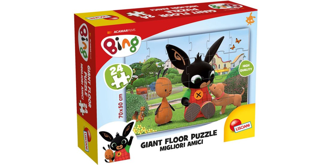 Lisciani Bing Giant Floor 24 – Migliori Amici…
