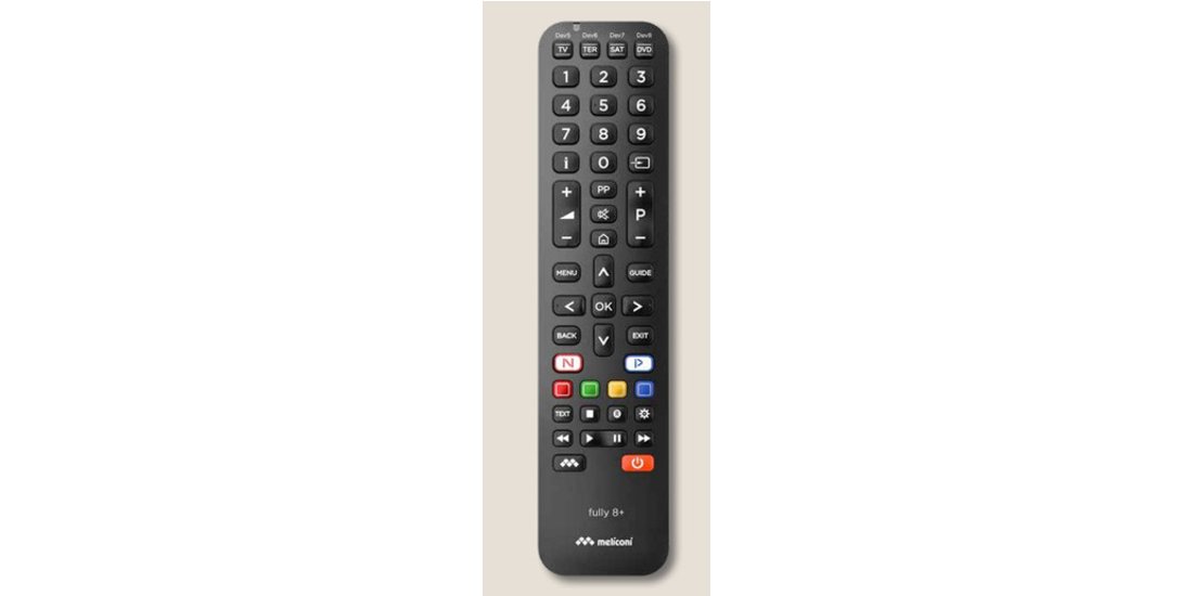 Meliconi Fully 8+ telecomando IR Wireless Universale…
