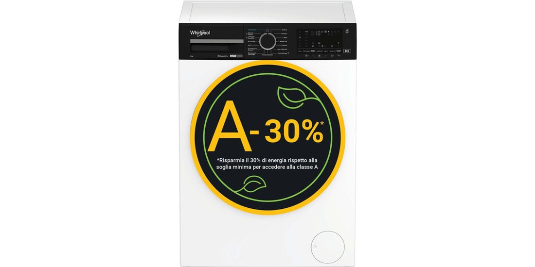 Whirlpool Lavatrice smart connessa con WiFi 9…