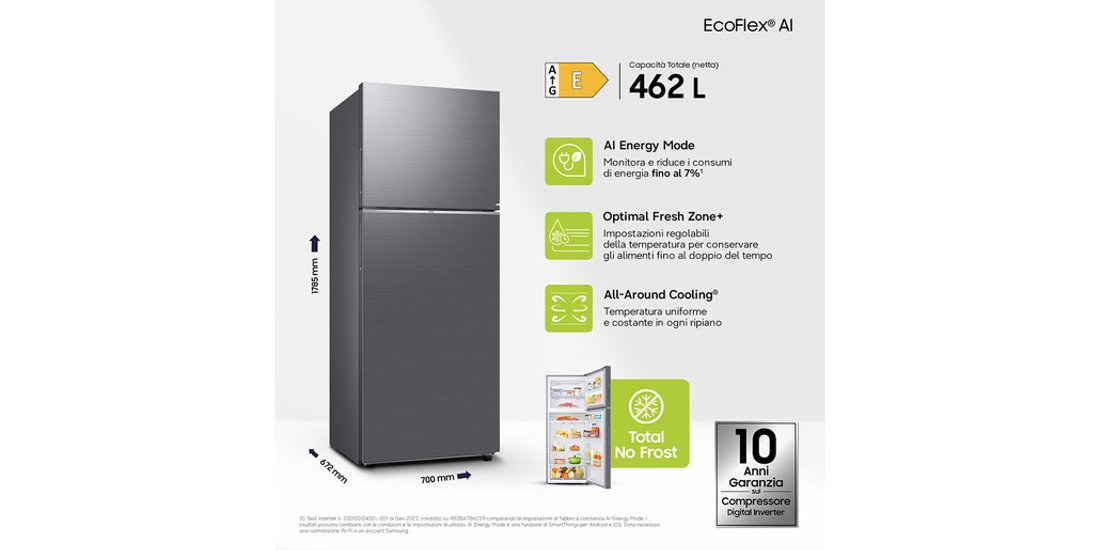 Samsung RT42CG6644S9ES frigorifero con congelatore…