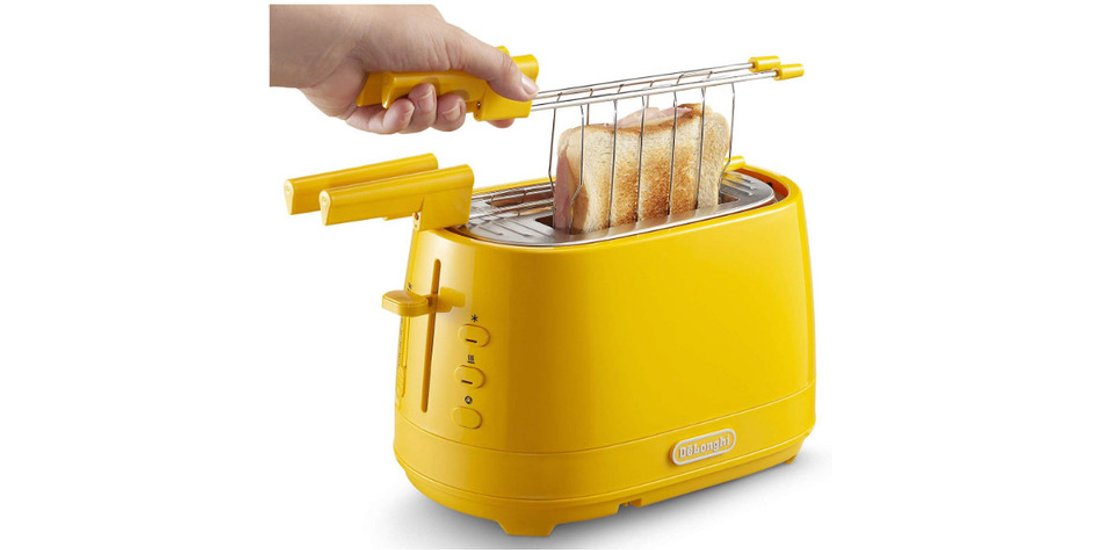 De’Longhi CTLAP2203.Y 2 fetta/e 550 W Giallo…