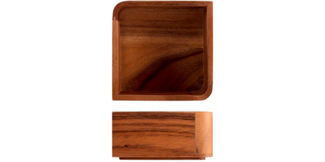 H&H Lifestyle Coppa in legno Acacia forma quadrata…