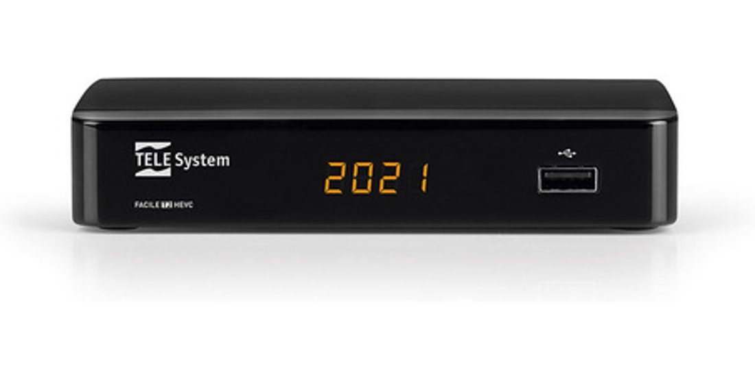 TELE System FACILE Terrestre Full HD Nero