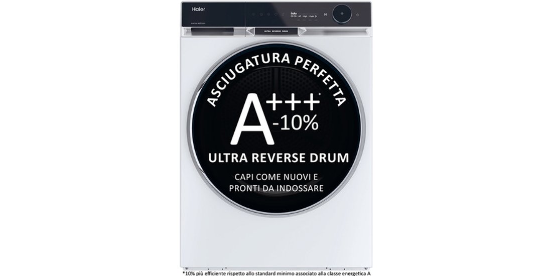 Haier HD90-A3Q397U1-S asciugatrice Caricamento…