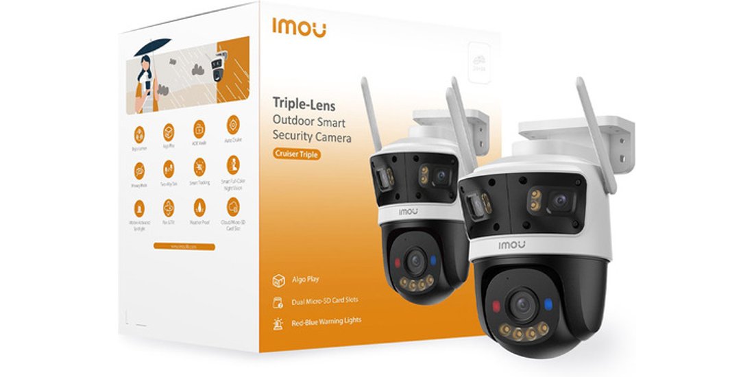 Imou Cruiser Triple Torretta Telecamera di sicurezza…