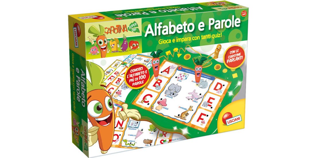 Lisciani 46027 – Carotina Spinotti Alfabeto e…