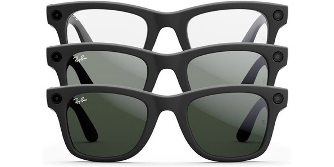 Ray-Ban Meta Wayfarer Nero opaco Da trasparenti…