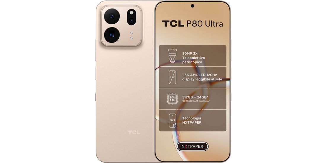 TCL P80 Ultra Sunlit Gold