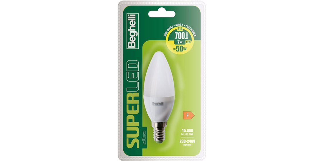 Beghelli SuperLED Lampadina a risparmio energetico…