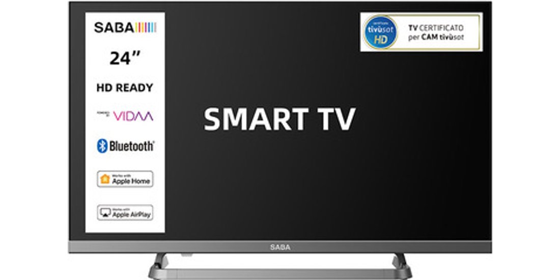 SABA SA24S89VDA SMART TV 24” HD READY Sistema…